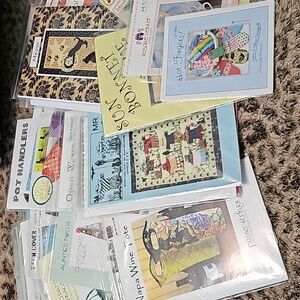 24 craft patterns assorted lot